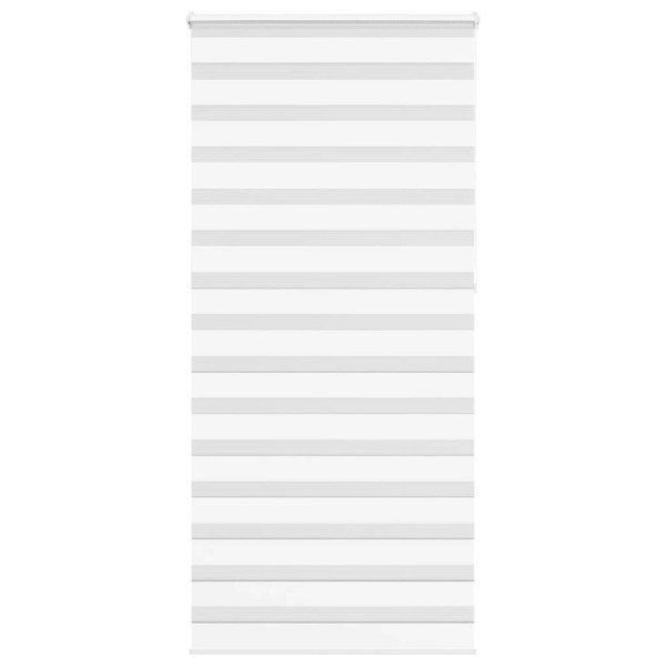 Estor cebra blanco 110x230 cm tejido ancho 105.9 cm poliéster D