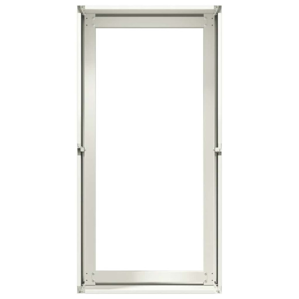 Jardinera de acero laminado en frío blanco 40x80x40 cm M 5