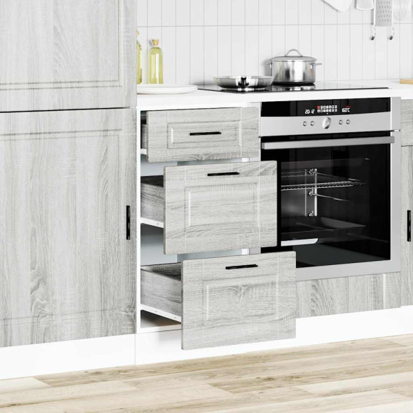Mueble bajo de cocina porto gris sonoma madera reconstituida M 3