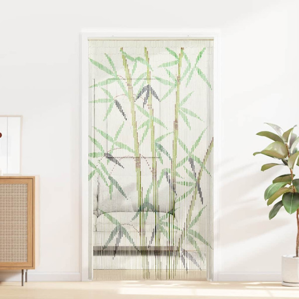 Cortina de Porta contra Insetos Estampa de Bambu 100x220 cm M 2