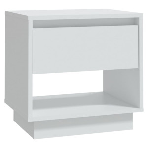 Mesa de cabeceira 45x34x44 cm contraplacado branco H