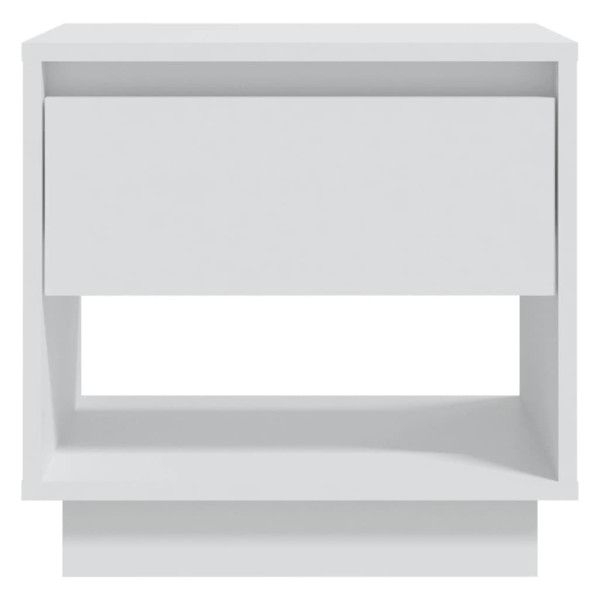 Mesa de cabeceira 45x34x44 cm contraplacado branco M 5