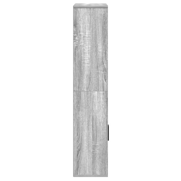 Estantería madera de ingeniería gris sonoma 60x24x120 cm M 5