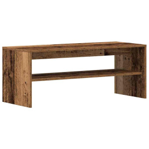 Mueble para TV madera contrachapada madera vieja 100x40x40 cm H