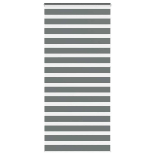 Estor cebra gris oscuro tejido ancho 100.9 cm poliéster D