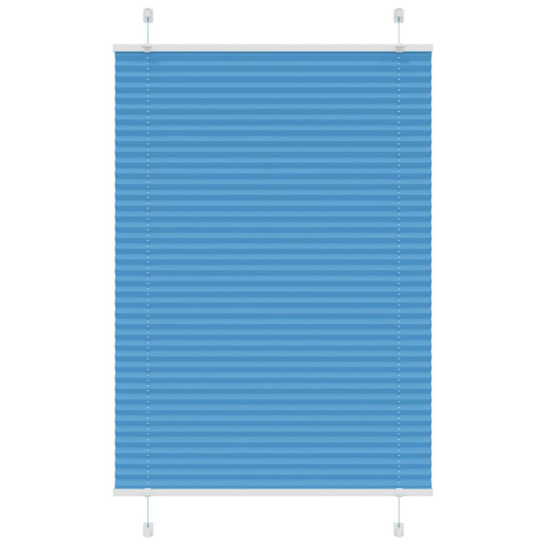 Estor Plisado azul 100x100 cm Tela Ancho 99.4 cm Poliéster D