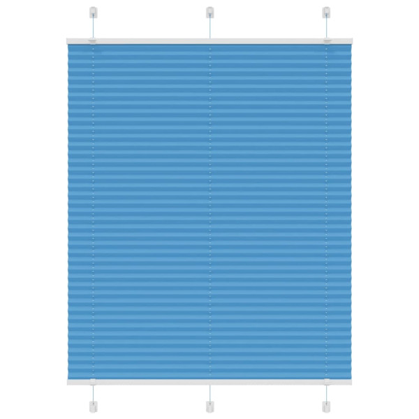 Estor Plisado azul 110x150 cm Tela Ancho 109.4 cm Poliéster D