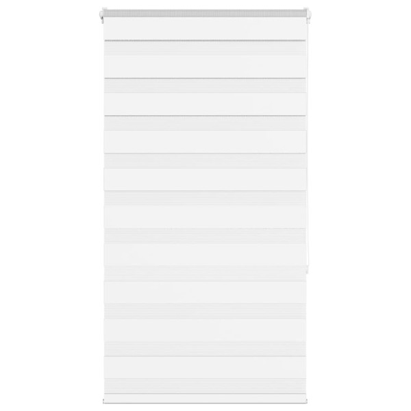 Estor cebra blanco 90x150 cm tejido ancho 85.9 cm poliéster D