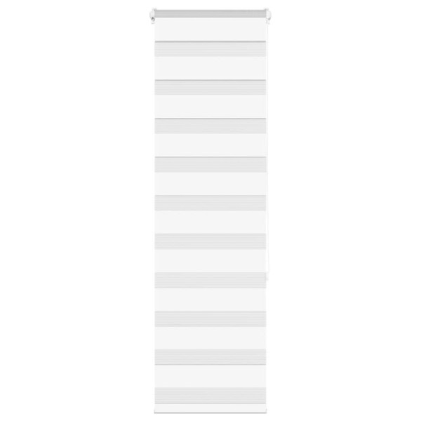 Estor cebra blanco 50x150 cm tejido ancho 45.9 cm poliéster D