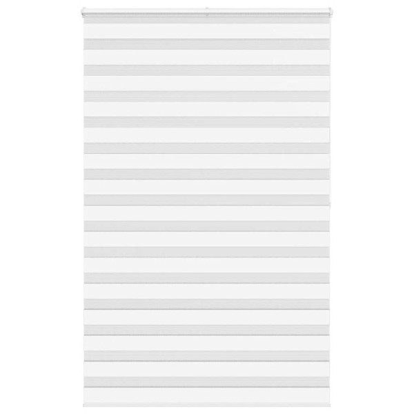 Estor cebra blanco 150x200 cm tejido ancho 145.9 cm poliéster D