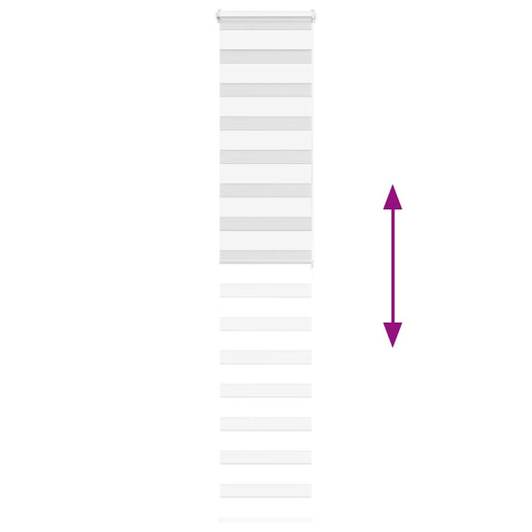 Cortina de zebra 45x200 cm largura do tecido 40.9 cm poliéster M 5