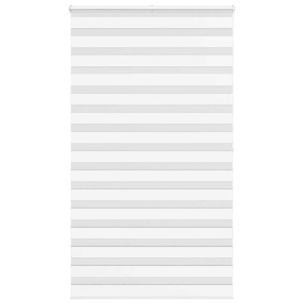 Estor cebra blanco 130x200 cm tejido ancho 125.9 cm poliéster D
