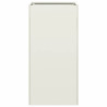Jardinera de acero laminado en frío blanco 40x40x80 cm 4