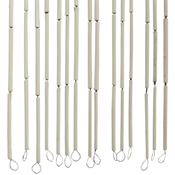 Cortina para puerta insectos estampado de bambú 100x200cm bambú M 5