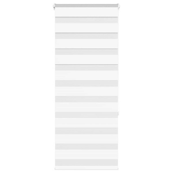 Estor cebra blanco 60x150 cm tejido ancho 55.9 cm poliéster D