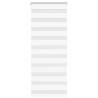 Estor cebra blanco 60x150 cm tejido ancho 55.9 cm poliéster 1