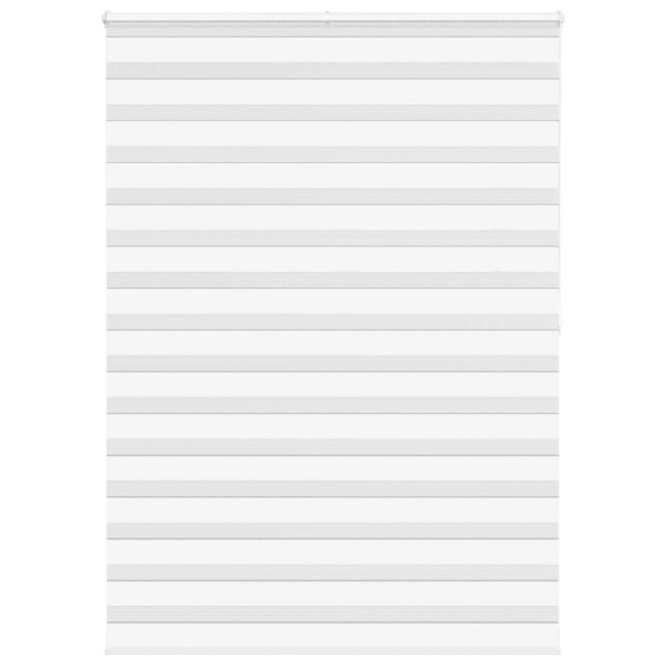 Estor cebra blanco 160x200 cm tejido ancho 155.9 cm poliéster D