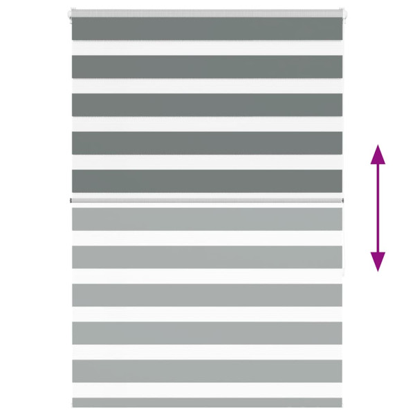 Cortina de zebra 130x150 cm largura do tecido 125.9cm poliéster M 5