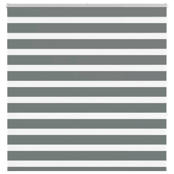 Estor cebra gris oscuro tejido ancho 140.9 cm poliéster D