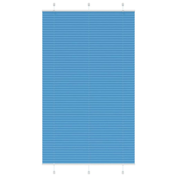 Estor Plisado azul 115x200 cm Tela Ancho 114.4 cm Poliéster D
