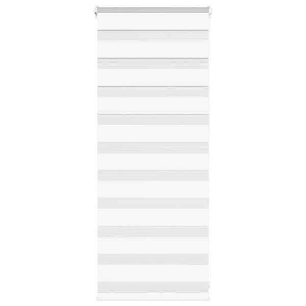 Estor cebra blanco 65x100 cm tejido ancho 60.9 cm poliéster D