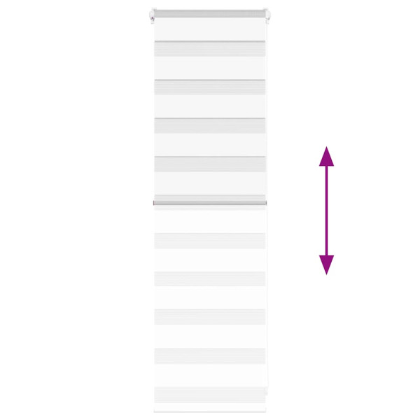 Cortina de zebra 40x100 cm largura do tecido 35.9 cm poliéster M 5