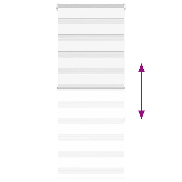 Cortina de zebra 65x150 cm largura do tecido 60.9 cm poliéster M 5