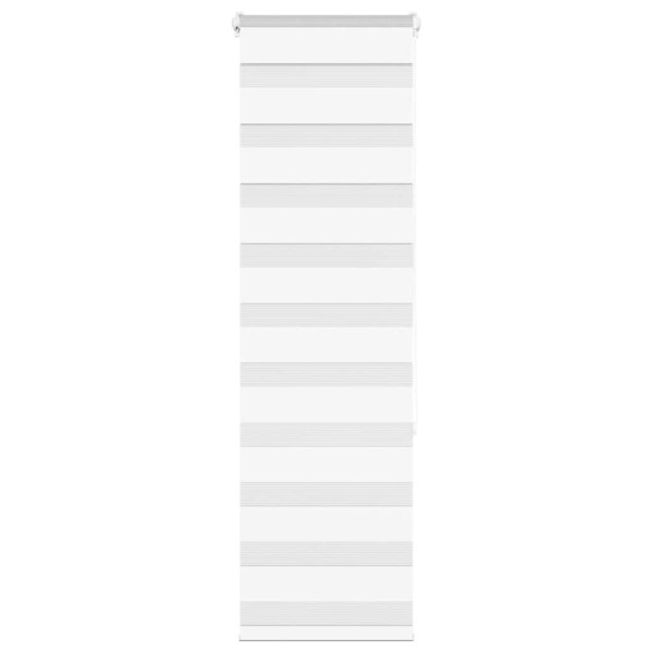 Estor cebra blanco 40x150 cm tejido ancho 35.9 cm poliéster D