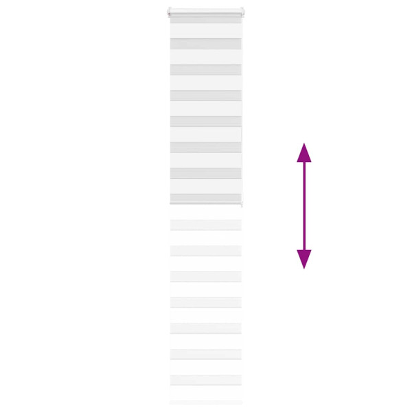 Cortina de zebra 40x200 cm largura do tecido 35.9 cm poliéster M 5