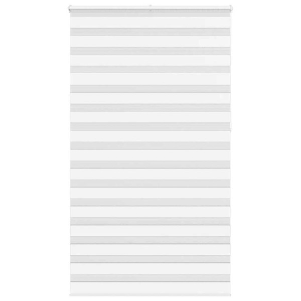 Estor cebra blanco 120x230 cm tejido ancho 115.9 cm poliéster D