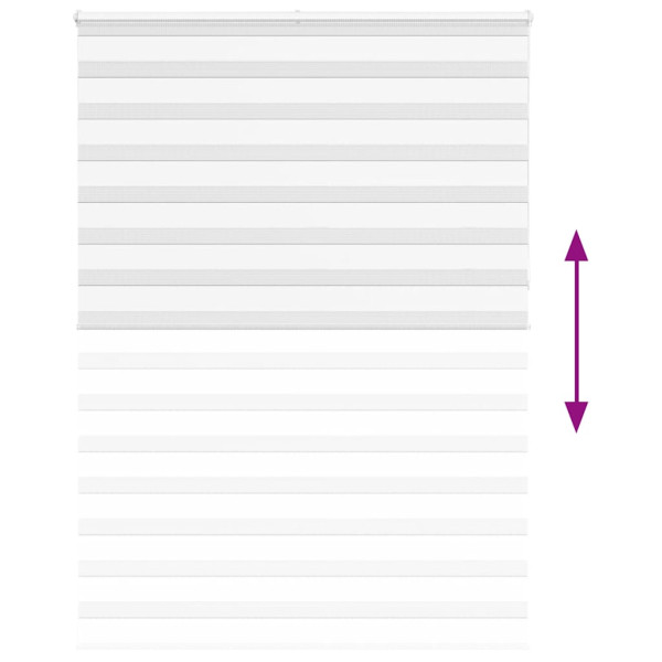 Estor cebra blanco 155x230 cm tejido ancho 150.9 cm poliéster M 5