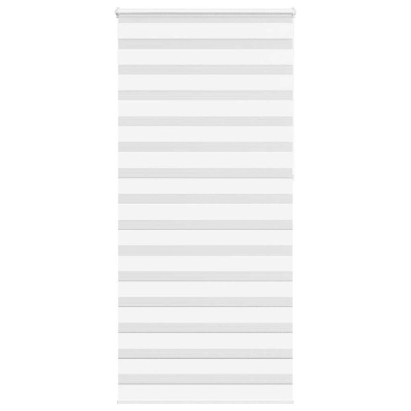 Estor cebra blanco 100x230 cm tejido ancho 95.9 cm poliéster D