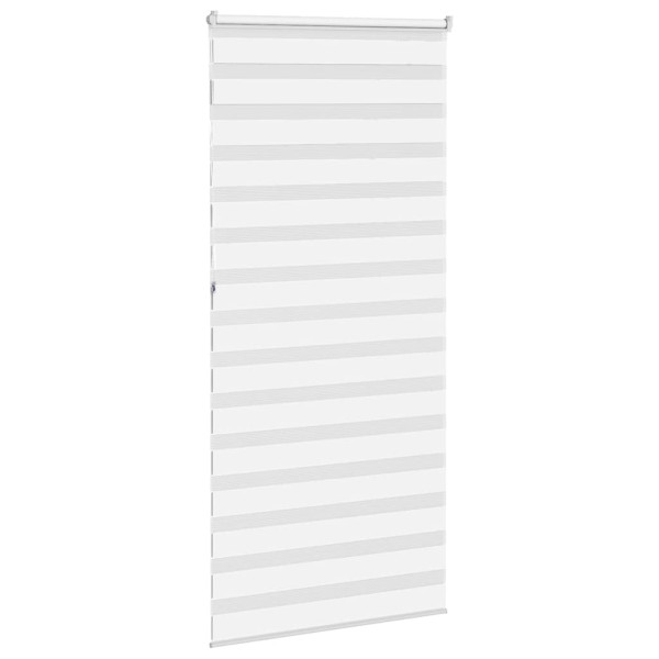 Estor cebra blanco 100x230 cm tejido ancho 95.9 cm poliéster M 4