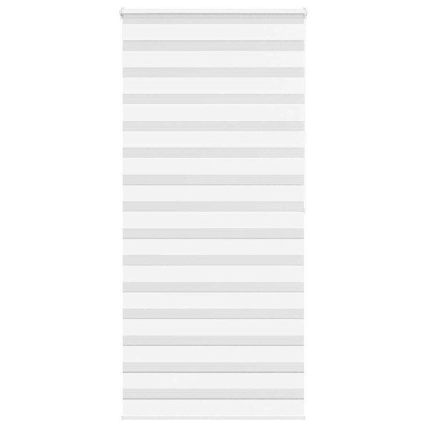 Estor cebra blanco 100x200 cm tejido ancho 95.9 cm poliéster D