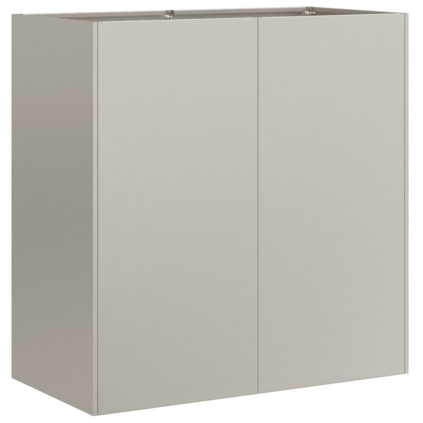 Floreira enferrujada 80x40x80 cm aço resistente M 4