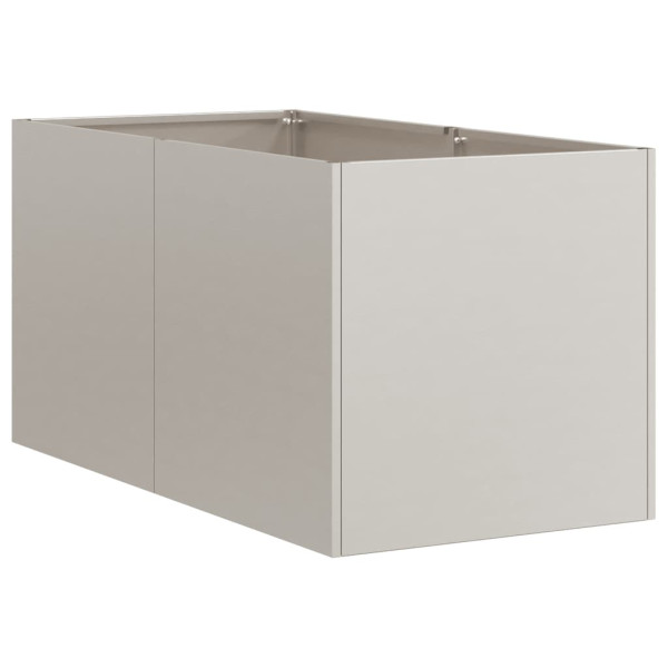 Floreira enferrujada 40x80x40 cm aço resistente M 4