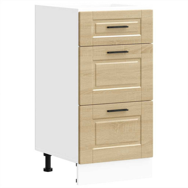 Mueble bajo de cocina porto roble sonoma madera reconstituida M 2