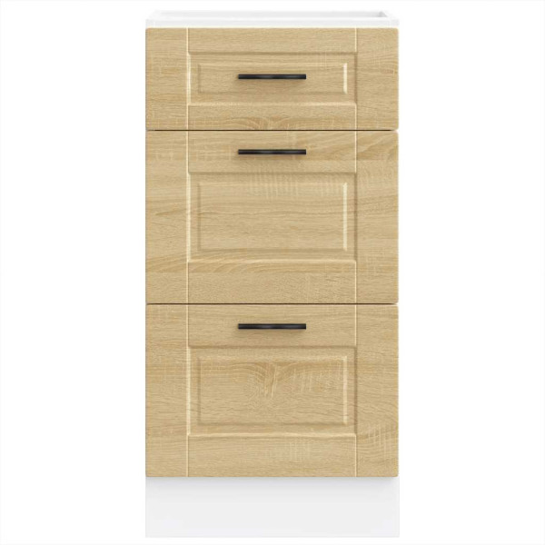 Mueble bajo de cocina porto roble sonoma madera reconstituida M 4