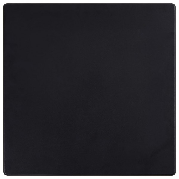 Juego de mesa alta y taburetes 3 piezas tela negra M 5