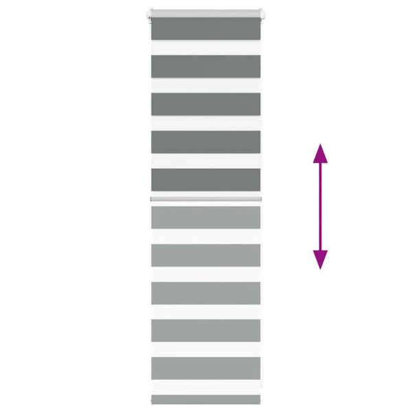 Cortina de zebra 40x100 cm largura do tecido 35.9 cm poliéster M 5