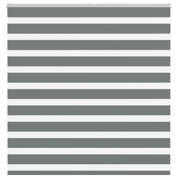 Estor cebra gris oscuro tejido ancho 140.9 cm poliéster D