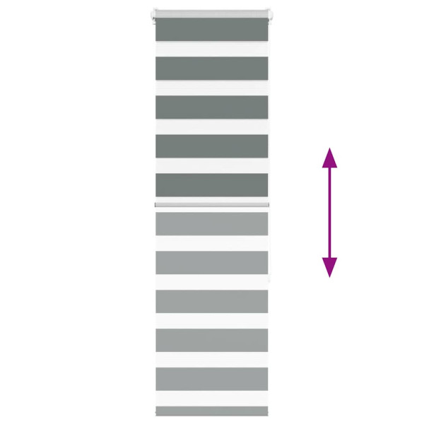 Cortina de zebra 50x150 cm largura do tecido 45.9 cm poliéster M 5