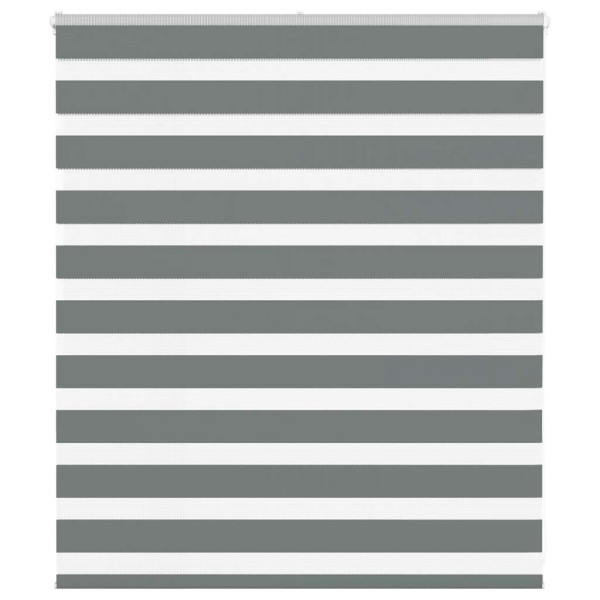 Estor cebra gris oscuro tejido ancho 115.9 cm poliéster D
