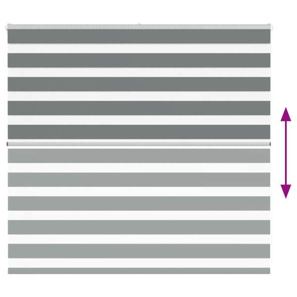 Cortina de zebra 155x100 cm largura do tecido 150.9cm poliéster M 5