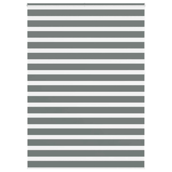 Estor cebra gris oscuro tejido ancho 160.9 cm poliéster D