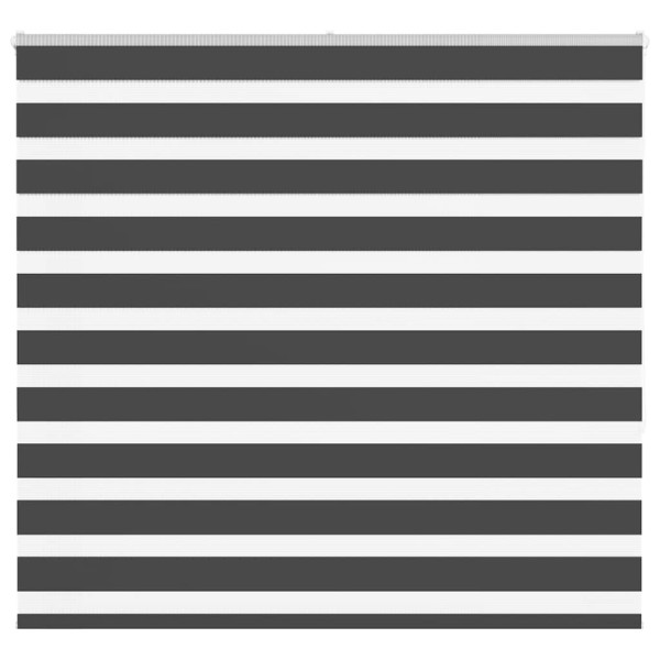 Estor cebra negro 155x150 cm tejido ancho 150.9 cm poliéster D