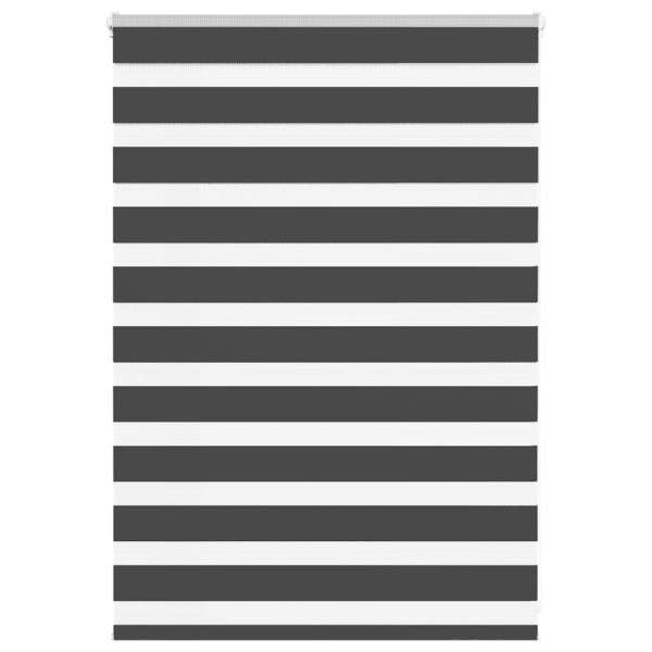 Estor cebra negro 105x100 cm tejido ancho 100.9 cm poliéster D