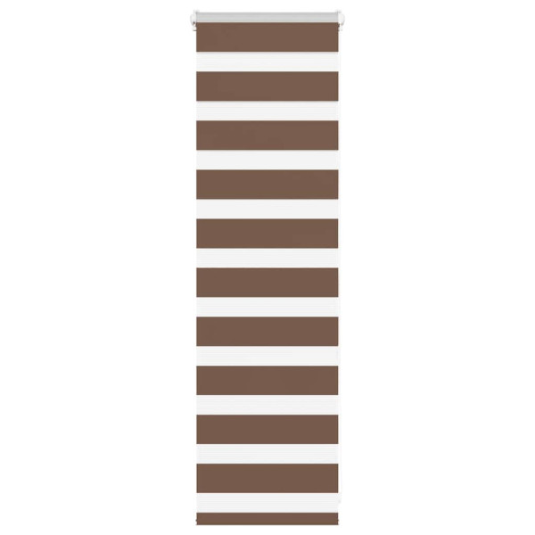 Estor cebra marrón 40x100 cm tejido ancho 35.9 cm poliéster M 3