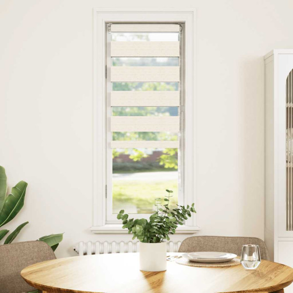 Estor cebra marrón 50x230 cm tejido ancho 45.9 cm poliéster M 2