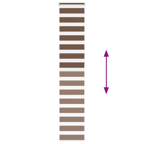 Cortina de zebra 50x230 cm largura do tecido 45.9 cm poliéster M 5